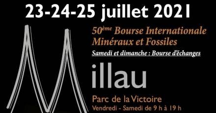 Millau - 50ème Bourse internationale minéraux fossiles Millau 2021