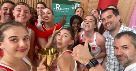 Sauvian - Victoire des cadettes de l'Association Basket Sauvian Sérignan Littoral en finale de la coupe de l'Hérault