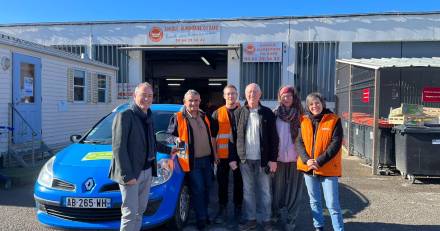 Nimes - GRDF offre un véhicule à la Banque Alimentaire du Gard