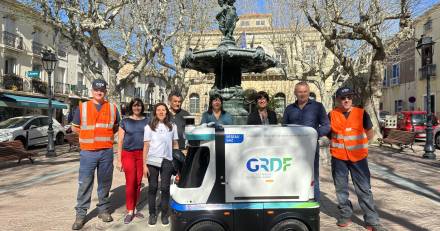 Mèze - La Ville de Mèze et GRDF partenaires pour l'expérimentation d'un véhicule autonome unique en France