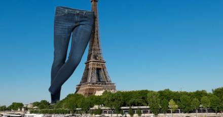 France - Le jean celio prend de l'ampleur : une campagne XXL qui ne passe pas inaperçue !