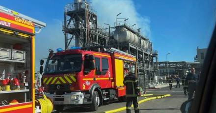 Sète - SECURITE CIVILE  - Incendie maitrisé dans l'entreprise SAIPOL classée SEVESO seuil bas