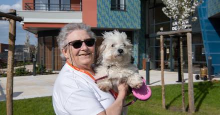 France - Au sein des 170 résidences services seniors DOMITYS,  les animaux de compagnie sont les bienvenus !