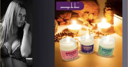 Réservé aux adultes - Les mini bougies de massage Passage du Désir, l'indispensable pour des préliminaires coquins !